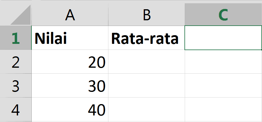 Cara membuat rumus excel 