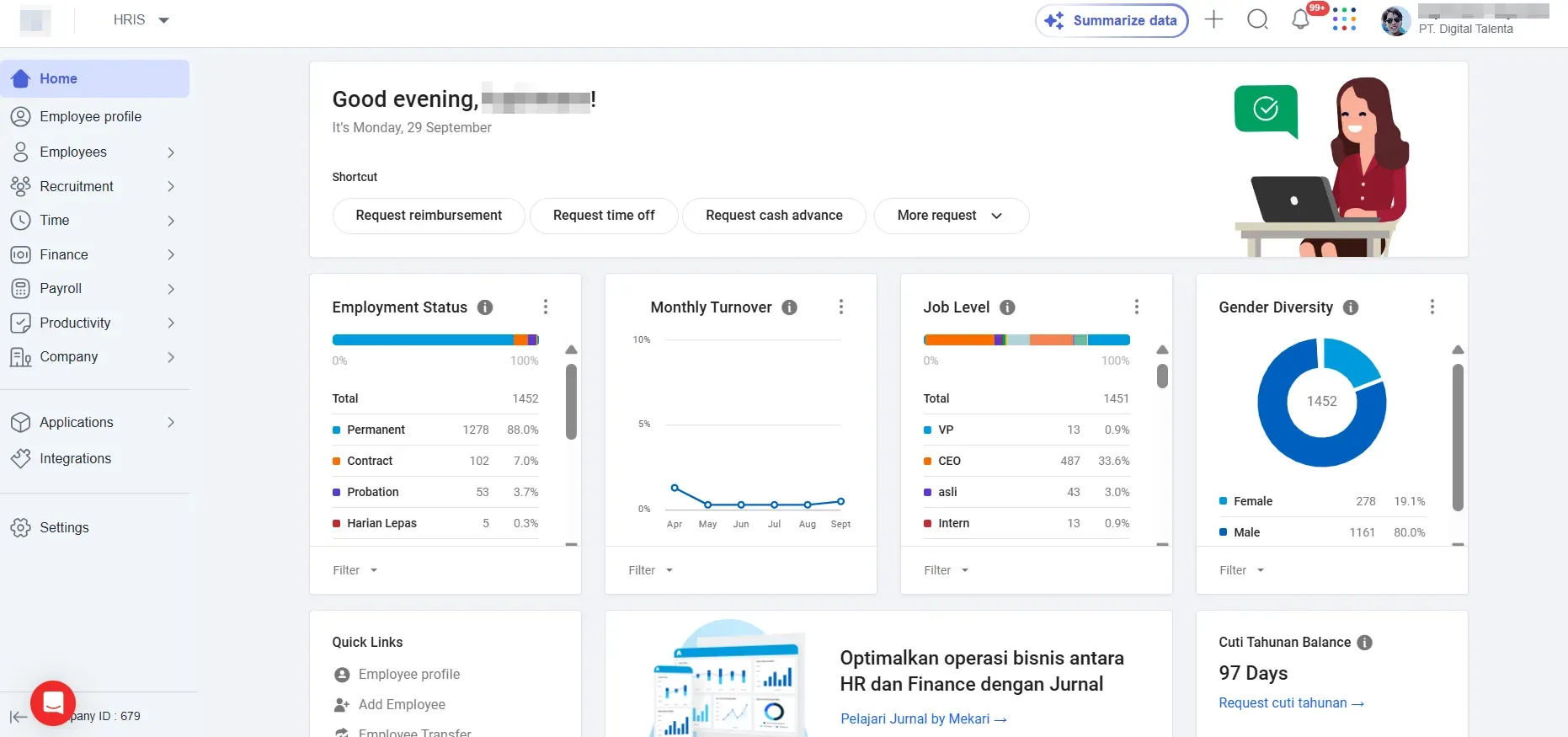 software hr mekari talenta