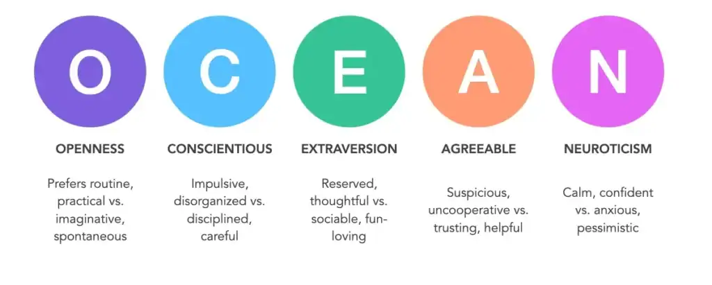 Big Five Personality Test (OCEAN)