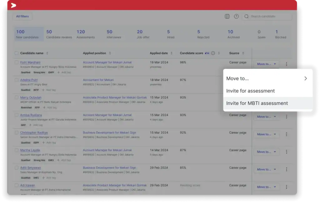 mekari talenta assessment